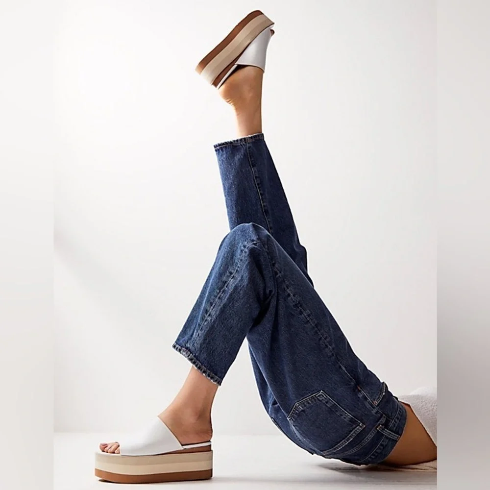 Paloma Barceló High Standards Flatform Sandals Size 37